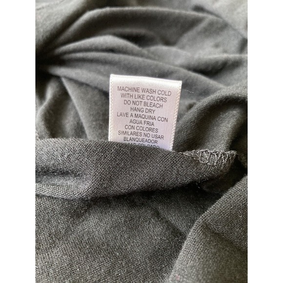 Zenana Women's Black Flared T-Shirt Midi Knee Length Dress with Side Pockets Med - Picture 8 of 10